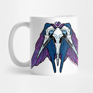 Raven Skull Triad Mug